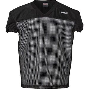 Riddell Kids Black Mesh Football Practice Jersey